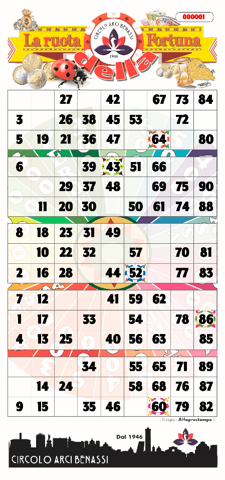 LE NOSTRE CARTELLE DELLA TOMBOLA